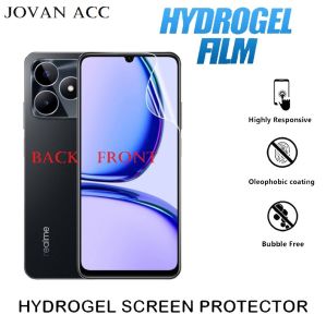 REALME C53 C53 NFC REALME C3 FULLSET 2 iN 1 Anti gores clear bening hydrogel khusus bagian depan dan belakang fullbody