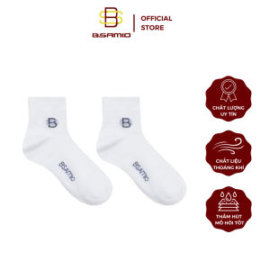 Tất Vớ Nam Cổ Trung BSAMIO Chất Liệu Cotton Thoáng Khí Thấm Hút Mồ Hôi Tốt Dễ Phối Đồ