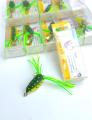 Umpan Pancing Gabus Umpan Casting Soft Frog Huangxin 3cm kecil. 