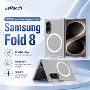 Magnetic Case For Samsung Galaxy Z Fold 8 Fold8 Raised Edge Wireless Charging Shockproof CA1001