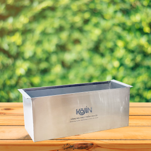 Hộp Đựng Màng Bọc Thực Phẩm KOJIN Inox Siêu Bền Kèm Bánh Xe Và Dao Cắt