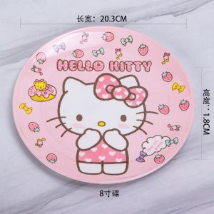 🌻 DĨA TRÒN HELLO KITTY DOREMON