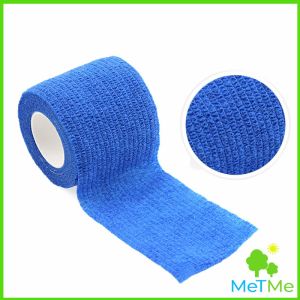 METME ผ้าล็อค ผ้าพันแผล เทปพันแผลแบบยืดหยุ่น เทปพันออกกำลังกาย ขนาด 4.5m Non-Woven Bandage