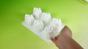 6/12 Cavity Tulips Cake Molds Grades Silicone Baking Tool for Mousses Chocolate Easy Releases Nonstick Design