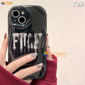(Lokal Ready) Casesummer Casing hp Infinix Smart 8 Note 30 Hot 30i Note 12 G96 Hot 12 Play 11 Play 9 Play 10 Play Smart 5 Smart 6 Smart 7 Hot 20S 3D Bergelombang Melengkung Tepi Glossy Graffiti Huruf Inggris Ice Cream Case