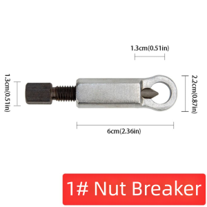 MARGETT Heavy Duty Screw Remover AntiSlip Grip Rust-Removed Nut Remover Cutter Portable Bolt Removal Tool Professional Use