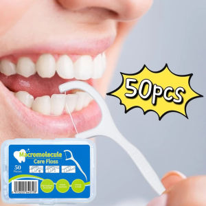 Dental Floss & Floss Picks | Unwaxed & Eco-Friendly | Thin for Braces | Soft for Sensitive Gums | High-Quality