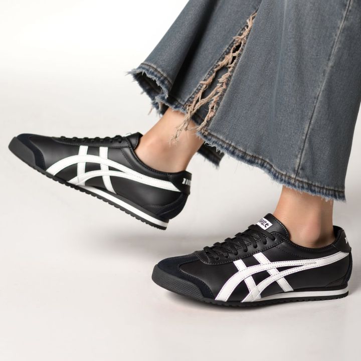 100% Genuine Product Onitsuka Tiger Mexico66 Black Sneakers - Main Image