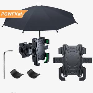 【PCWFKef】 Xe máy điện thoại di động chủ đứng & ô không ướt dù để che nắng xe đạp ngoài trời scooter điện thoại Clip Handlebar núi