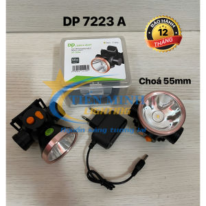 ĐÈN ĐỘI ĐẦU DP-7223/DP-7236A CÔNG TẮC ĐÔI CHỐNG THẤM NƯỚC TỐT CHUẨN CHỐNG NƯỚC IPX2 2 CHẾ ĐỘ SÁNG MẠNH/YẾU TẦM CHIẾU XA