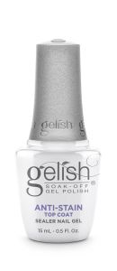 Gelish Anti-Stain  Coat – No Wipe High-Gloss Finish Durability Long-Lasting Easy Application UV/LED Compatible Professional Gel Sealer