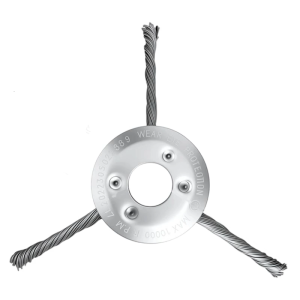 Wired Trimmer Head Attachment Upgraded Indestructible Weeds Trimmer Blade Steel Wire Brush Trimmer Head