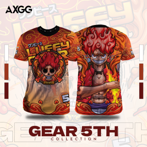 AXGG OP - Monkey D. Luffy Gear 5 Anime T-Shirt / Longsleeve