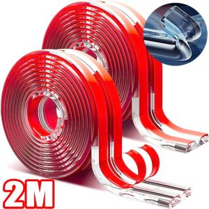 1/2M Transparent Table Edge Guard Silicone Baby Protection Strip Tape Self Adhesive Collision Proof Safety Furniture Corner Protector