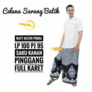 SARUNG CELANA INSTAN BATIK KATUN DEWASA | SARUNG BATIK NUSANTARA