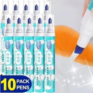 10Pcs Instant Stain Treater Pen Portable Cleaner Stick Quick Solution for Coffee Grease Ink on Clothes Emergency Travel Laundry Tools