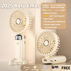 20000mAh Kipas Portabel Kipas Genggam Kipas Angin Kuat Baterai Isi Ulang Kipas Mini dengan Layar