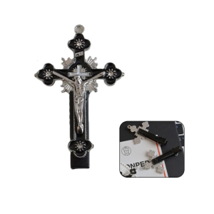 Cross-Shaped Hairclip for Girls Y2K PunkStyle Side Clip Duckbill Clip Metal Hair Barrettes for Teens Hair Shaping Tools