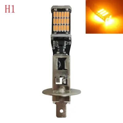 2pcs car H1 led H3 Lampu Kabut Depan Mobil H1 led canbus 3014 super drl 26Tail Cocok untuk mobil dan truk 12-24v