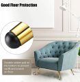 10/15/25/30cm Anti-Rust Kaki Sofa Besi / Kaki Sofa Besi Gold Stabil Kaki Kursi Besi Kuat Untuk Sofa Lemari Dan Meja Kopi. 