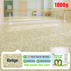 ⚡100 Years Without Paint Peeling⚡ Epoxy Floor Paint Imitation Marble Tile Wear-resistant Anti Slip Household Floor Floor Paint Waterproof Epoxy Colored Sand Floor Paint Epoxy Floor Paint for Cement Tiles Epoxy flooring paint