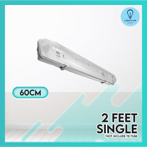 2ft 4ft Anti Corrosive Weatherproof Waterproof T8 LED Single Cover Casing Outdoor Lighting