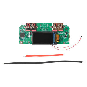 Aideepen 22.5W Fast Charging Module TFT Color Screen Digital Display Fast Charging Mobile Power Motherboard 3.7V Ternary Lithium Battery Motherboard DIY Rechar