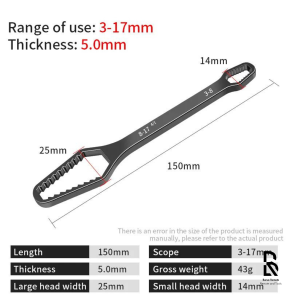 KUNCI RING PAS UNIVERSAL 8 - 24MM DOUBLE HEAD