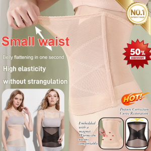 Veimia--42-82kg Pembentuk Tubuh dan Pembakaran Lemak Korset Pengencang Pinggang dengan Jaring Silang Pengencang Perut dan Pinggang untuk Wanita