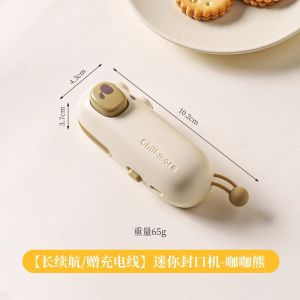 Snack Plastic Sealer Mini Heat Sealer Magnetic Plastic Bag Sealing Clip Sealing Clip