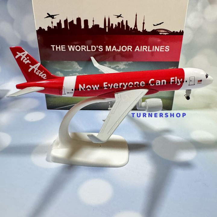 Air Asia Now Everyone Can Fly Airbus 320 model airplane kits child