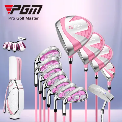 PGM GOLF มือซ้าย ชุดเซ็ทไม้กอล์ฟ พร้อมถุงกอล์ฟ ผู้หญิง PGM LTG025 G300 GOLF LH COMPLETE SET