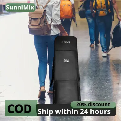 Golf Travel Bag Carry Bag Portable Protection Carrier Padded Lightweight with Wheels for Airlines Indoor Outdoor Activities