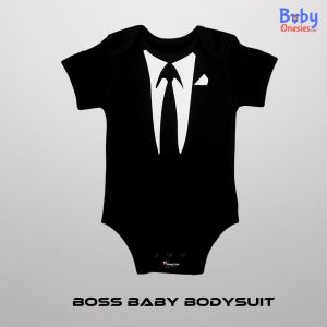 Boss Baby Onesie 0-12 months Cotton Baby Boy Frogsuit 1st Birthday Baby Boy Clothes Baby Onesies PH