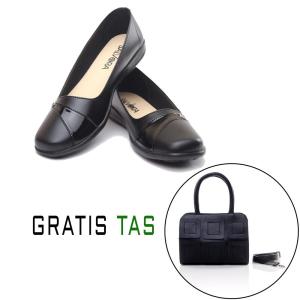 Salvora sepatu formal wanita sepatu kerja wanita TTP GRATIS tas SV09