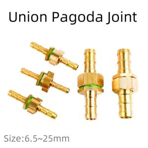 Brass Sprayer Hose Connector High Pressure Spraying 8/8.5mm Brass Hose Repair Connector Pipe Repair Garden Spraying