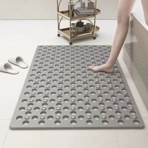Non Slip Bath Mat 36x69cm Bathroom Floor Mat with Suction Cups Quick Drying Waterproof Anti Mold PVC
