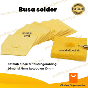 Busa Solder 5cm Spons Pembersih Mata Solder Kotak Spoon 5 cm