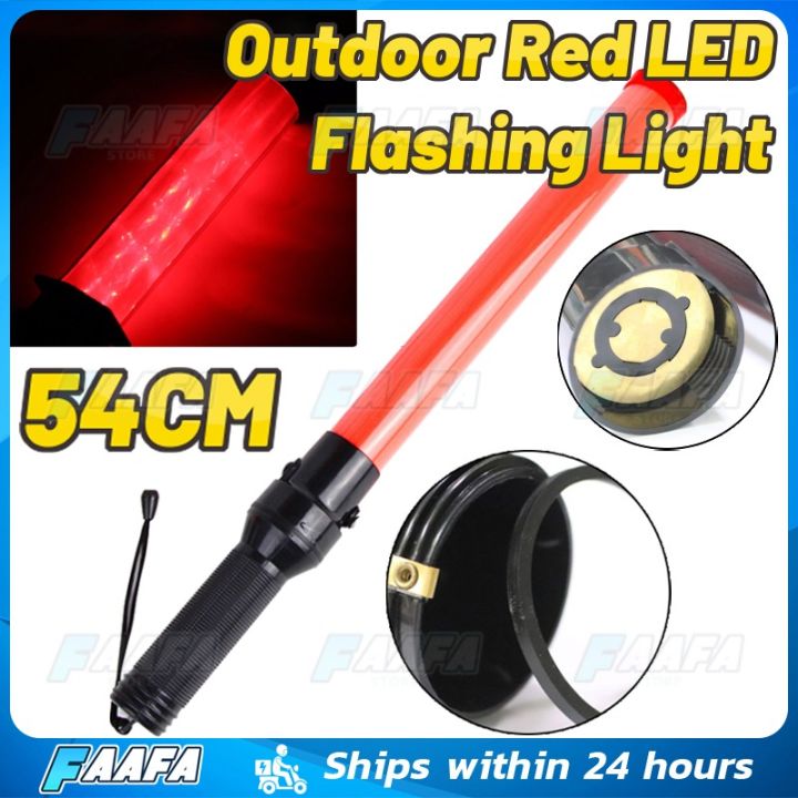 54cm Signal LED Traffic Safety Wand Baton Road Control Warning Light
