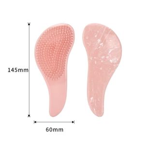 Mini Ins style marble massage comb anti-static comb SPA massage anti knot comb and hair comb