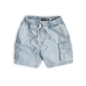 [COMBO GIÁ HỜI] Quần short jean nam ASH CARGO BAMI HOME chất liệu jeans cotton mềm mại lưng thun co giãn QJ10