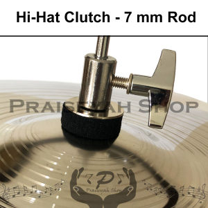 Pengunci Hi Hat Clutch 7 mm Rod Penjepit Cymbal HiHat Drum Hardware