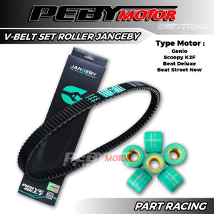 Paket Vbelt + Roller Jangeby Beat Deluxe Genio Scoopy K2F Beat Street New Led Vanbelt Racing