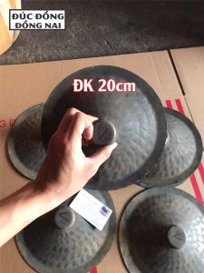 Chập cheng đồng nạo bạt bằng đồng âm thanh đạt chuẩn kích thước 20cm 25cm 30cm 40cm