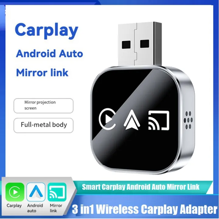 Wireless Android Auto Adapter, Android Auto Wireless Dongle für Android Autoradio,Easy Setup