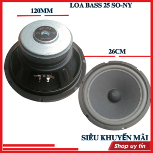 Loa bass 25 Sony từ 120 côn 38 loại 4 lớp màng vải gân mút l giá 1 chiếc