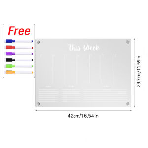 SG【READY STOCK】Transparent Acrylic Sheet Perspective Sheet A4/A3 Large Transparent Mirror Acrylic Sheet Thickness 2mm/3mm Acrylic Marker Doodle Memo Memo Magnetic Board Message Writing Board Erasable/Magnetic Fridge Stickers Removable Planner Schedule透明板材