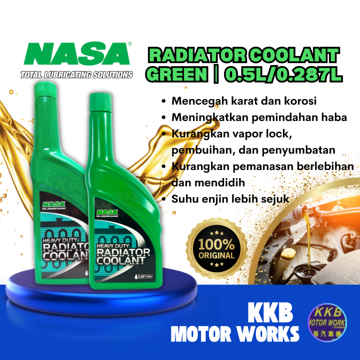 NASA Heavy Duty Radiator Coolant (GREEN) 0.5L / 0.287L | Lazada