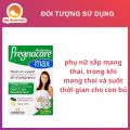 Vitamin tổng hợp cho bà bầu Pregnacare Max Anh 84 viên bổ sung đủ dưỡng chất cho phụ nữ thời kỳ mang thai và sau sinh gồm đủ các thành phần quan trọng như vitamin d, canxi bà bầu, dha bầu, sắt bầu, kẽm, magie- mẹ bean bon. 