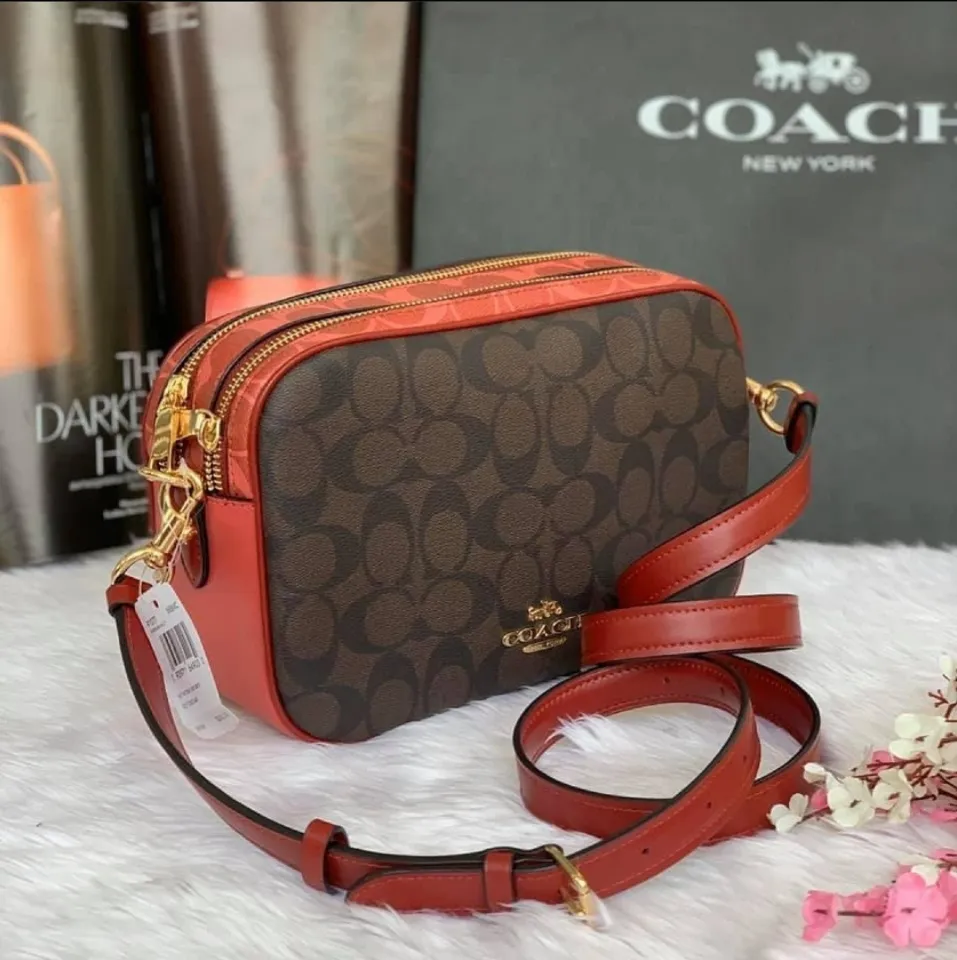 Coach monogram store leather bags